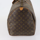 LOUIS VUITTON Monogram Keepall 55 Boston Bag M41424 LV Auth 151137-3