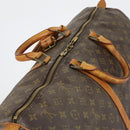 LOUIS VUITTON Monogram Keepall 55 Boston Bag M41424 LV Auth 151137-6