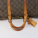 LOUIS VUITTON Monogram Keepall 55 Boston Bag M41424 LV Auth 151137-7