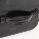 CHANEL COCO Mark Vanity Cosmetic Pouch Patent leather Black Gold CC Auth 151138-7