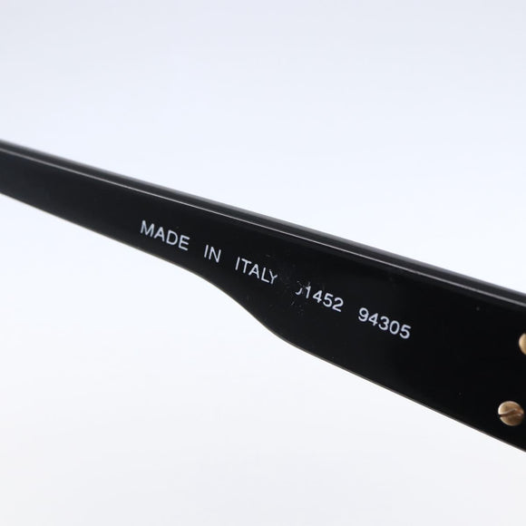 CHANEL COCO Mark Sunglasses plastic Black 01452 94305 CC Auth 151143