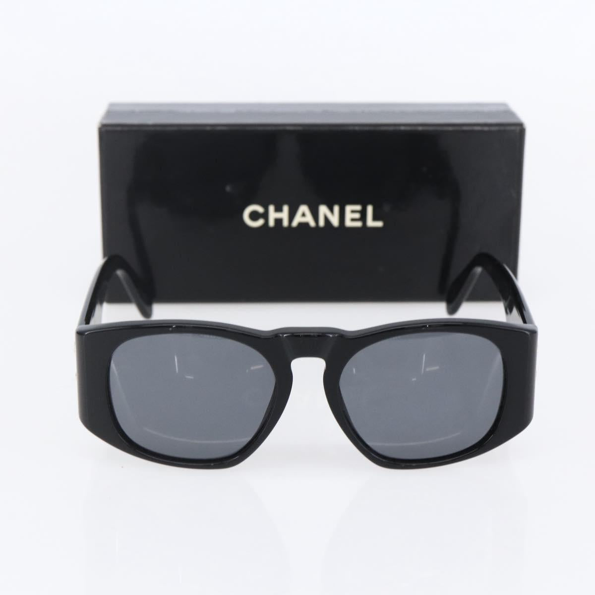 CHANEL COCO Markensonnenbrille Kunststoff Schwarz CC Auth 