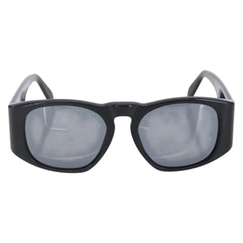 CHANEL COCO Mark Sunglasses plastic Black CC Auth 151144 - 0