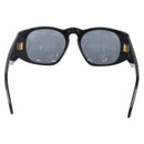 CHANEL COCO Mark Sunglasses plastic Black CC Auth 151144-3