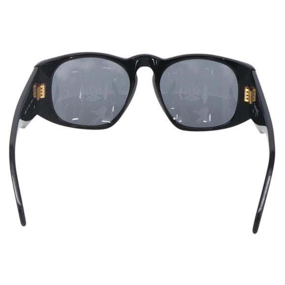 CHANEL COCO Mark Sunglasses plastic Black CC Auth 151144