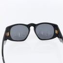 CHANEL COCO Mark Sunglasses plastic Black CC Auth 151144-8