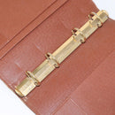 LOUIS VUITTON Epi Agenda Day Planner Cover 2 Set Red Brown LV Auth 151146-10