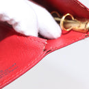 LOUIS VUITTON Epi Agenda Day Planner Cover 2 Set Red Brown LV Auth 151146-18