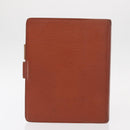 LOUIS VUITTON Epi Agenda Day Planner Cover 2 Set Red Brown LV Auth 151146-3