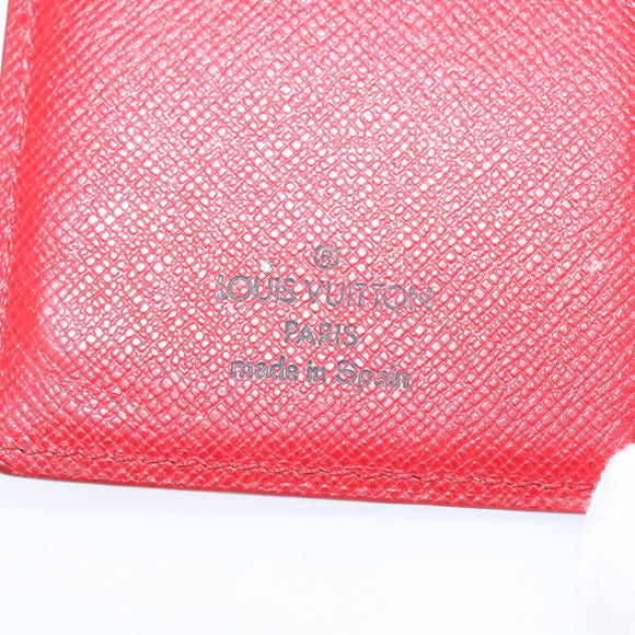 LOUIS VUITTON Epi Agenda PM Day Planner Cover Red R20057 LV Auth 151147