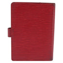 LOUIS VUITTON Epi Agenda PM Day Planner Cover Red R20057 LV Auth 151147-3