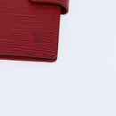 LOUIS VUITTON Epi Agenda PM Day Planner Cover Red R20057 LV Auth 151147-9