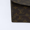 LOUIS VUITTON Monogram Pochette Rabat 23 Clutch Bag M51940 LV Auth 151152-6