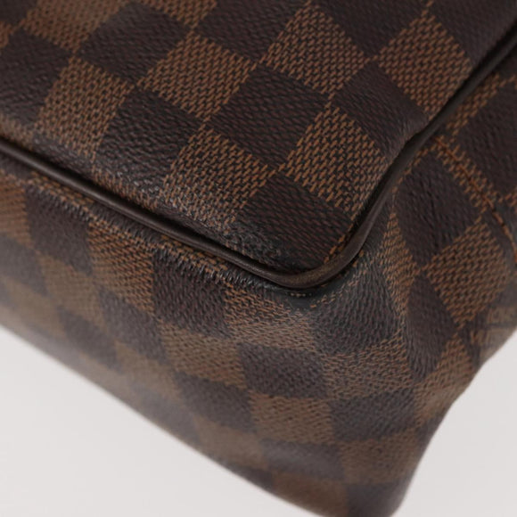 LOUIS VUITTON Damier Ebene Trousse Toilette25 Clutch Bag N47624 LV Auth 151153
