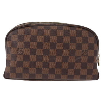 LOUIS VUITTON Damier Ebene Trousse Toilette25 Clutch Bag N47624 LV Auth 151153 - 0