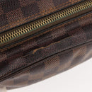 LOUIS VUITTON Damier Ebene Trousse Toilette25 Clutch Bag N47624 LV Auth 151153-6