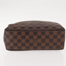 LOUIS VUITTON Damier Ebene Trousse Toilette25 Clutch Bag N47624 LV Auth 151153-7
