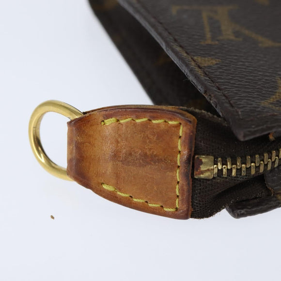 LOUIS VUITTON Monogram Bucket GM Accessory Pouch LV Auth 151163