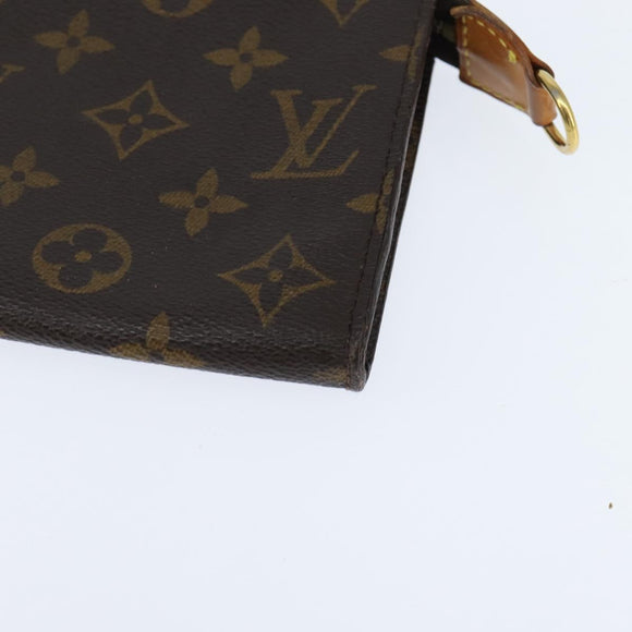 LOUIS VUITTON Monogram Bucket GM Accessory Pouch LV Auth 151163