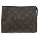 LOUIS VUITTON Monogram Poche Toilette 19 Pouch M47544 LV Auth 151166-13