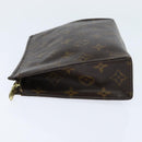 LOUIS VUITTON Monogram Poche Toilette 19 Pouch M47544 LV Auth 151166-3