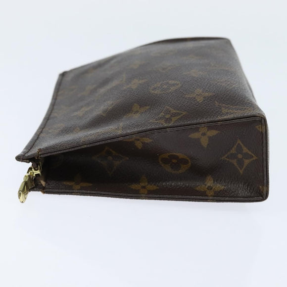 LOUIS VUITTON Monogram Poche Toilette 19 Pouch M47544 LV Auth 151166