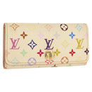 LOUIS VUITTON Monogram Multicolor Multicles 4 Key Case White M93731 Auth 151171-1