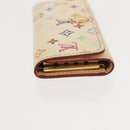 LOUIS VUITTON Monogram Multicolor Multicles 4 Key Case White M93731 Auth 151171-3