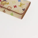 LOUIS VUITTON Monogram Multicolor Multicles 4 Key Case White M93731 Auth 151171-14