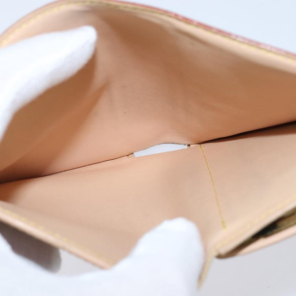 LOUIS VUITTON Multicolor Porte Monnaie Viennois Wallet White M92987 Auth 151172