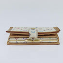 LOUIS VUITTON Multicolor Porte Monnaie Viennois Wallet White M92987 Auth 151172-5