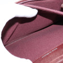 CHANEL Matelasse Long Wallet Lamb Skin Black Silver CC Auth 151173-18