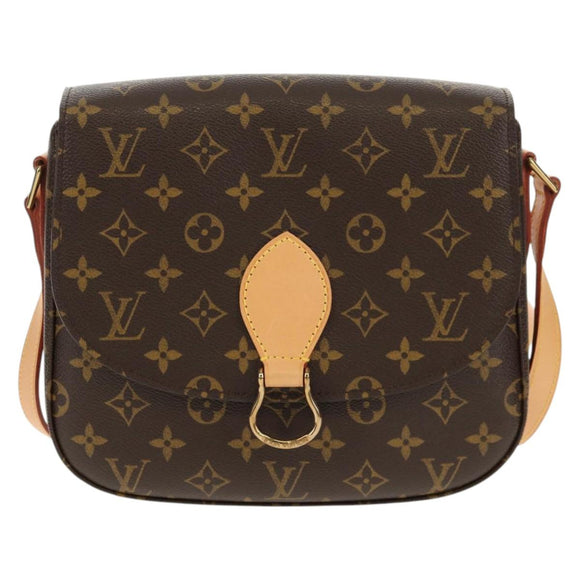 LOUIS VUITTON Monogram Saint Cloud GM Shoulder Bag M51242 LV Auth 151174V