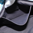 FENDI Mamma Baguette Shoulder Bag Nylon 2way Blue Gold Auth 151178-23