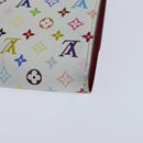 LOUIS VUITTON Multicolor Portefeuille Sarah Long White M93532 LV Auth 151180-16