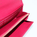 LOUIS VUITTON Multicolor Portefeuille Sarah Long White M93532 LV Auth 151180-17