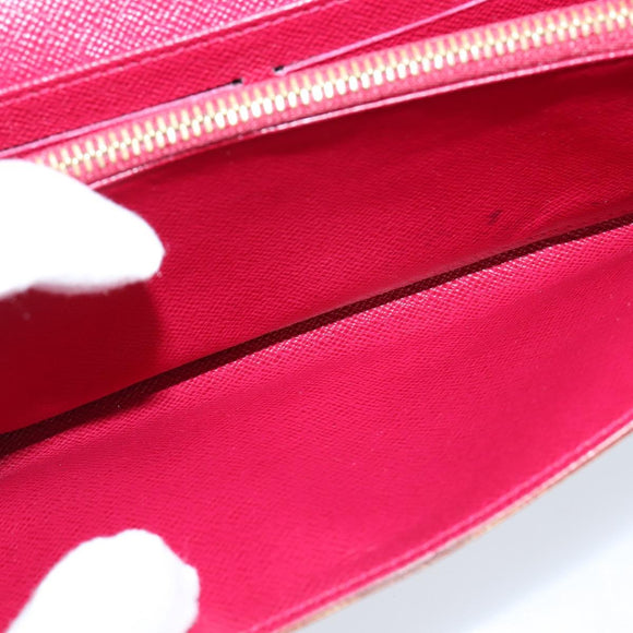 LOUIS VUITTON Multicolor Portefeuille Sarah Long White M93532 LV Auth 151180