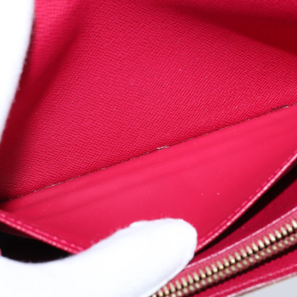 LOUIS VUITTON Multicolor Portefeuille Sarah Long White M93532 LV Auth 151180