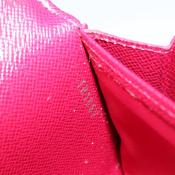 LOUIS VUITTON Multicolor Portefeuille Sarah Long White M93532 LV Auth 151180