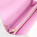 LOUIS VUITTON Multicolor Portefeuille Sarah Long White M93532 LV Auth 151181V-21