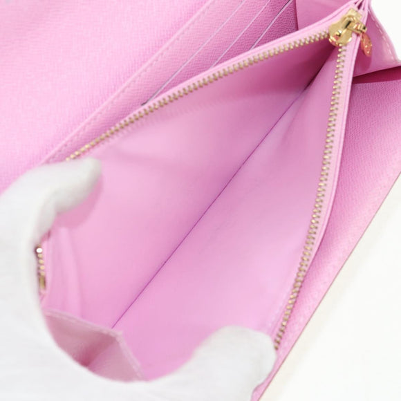 LOUIS VUITTON Multicolor Portefeuille Sarah Long White M93532 LV Auth 151181V