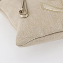 SAINT LAURENT Kahala Tote Bag Canvas Gold Tone 123435 Auth 151183-11