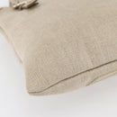 SAINT LAURENT Kahala Tote Bag Canvas Gold Tone 123435 Auth 151183-13