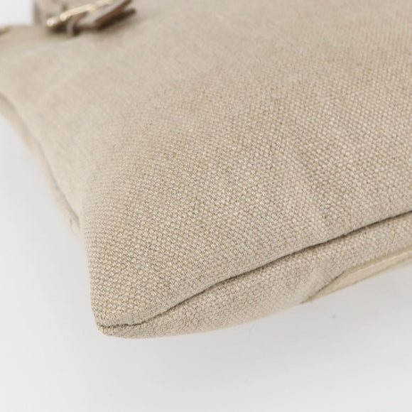 SAINT LAURENT Kahala Tote Bag Canvas Gold Tone 123435 Auth 151183