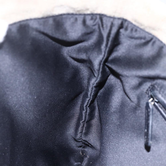 SAINT LAURENT Kahala Tote Bag Canvas Gold Tone 123435 Auth 151183