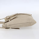 SAINT LAURENT Kahala Tote Bag Canvas Gold Tone 123435 Auth 151183-4