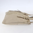 SAINT LAURENT Kahala Tote Bag Canvas Gold Tone 123435 Auth 151183-5