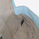 FENDI Zucca Canvas Hand Bag Light Blue Gold Auth 151194V-20