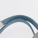 FENDI Zucca Canvas Hand Bag Light Blue Gold Auth 151194V-8