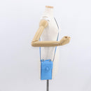 VERSACE Phone Pouch Shoulder Bag Leather 2way Light Blue Gold Auth 151198V-24
